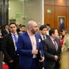 El juez anticorrupción Carlos Serrano compareció ante la Comisión de Fiscalización de la Asamblea durante el juicio político al presidente del Consejo de la Judicatura, Mario Godoy.