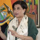 La ministra de Relaciones Exteriores de Ecuador, Gabriela Sommerfeld, en una foto de archivo.