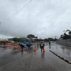 Personal de la Agencia de Tránsito y Movilidad (ATM) cerró al tránsito vehicular algunas intersecciones cercanas al estadio Monumental, donde jugará Lionel Messi.