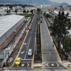 La avenida Lira Ñan, en el sur de Quito, fue rehabiltada a inicios de 2026.