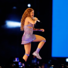 Shakira durante su presentación en El Salvador, el sábado 7 de febrero 2026.