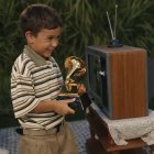 Un niño protagonizó un momento viral en el show de Bad Bunny en el Super Bowl, este domingo 8 de febrero.