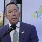Fotografía del presidente de Ecopetrol, Ricardo Roa, en rueda de prensa en Bogotá (Colombia).