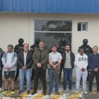 Aquiles Álvarez junto a los otros sospechosos por el caso "Goleada".
