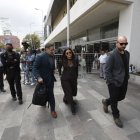 Amanda Villavicencio asistió a la audiencia de vinculación y formulación de cargos en el caso Magnicidio FV, que se realizó en Quito.