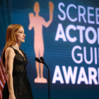 Jessica Chastain durante la trigésima edición de los SAG Awards.