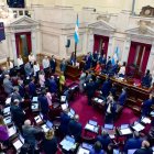 Fotografía durante una sesión en el Senado de Argentina en Buenos Aires (Argentina).