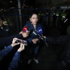 Paola Pabón apoya a Aquiles Álvarez en Quito.