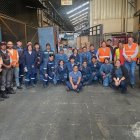 Trabajadores de Continental Tires en una de las plantas en Ecuador.