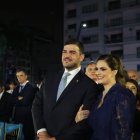 Aquiles Álvarez y su esposa.