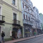 Trabajos. La Alcaldía de Muñoz promociona que el cuidado del patrimonio del centro es una “obra visible”.