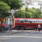 Hay calles cerradas en zonas cercanas al edificio Multicomercio, en el centro de Guayaquil.