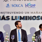 José Jouvín, Niels Olsen y David Concha.