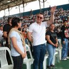 El presidente Daniel Noboa asistió a un acto en Guayaquil el 13 de febrero de 2026.