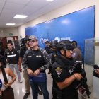 El ministro en las instalaciones de Segura EP este domingo 15.