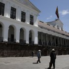 El Palacio de Carondelet es la sede del Ejecutivo de Ecuador.