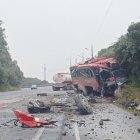 El Ecu 911 coordinó la atención tras la alerta de un siniestro entre un bus y un tráiler.
