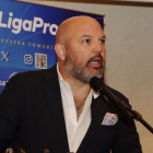 Miguel Ángel Loor, presidente de la Liga Pro.