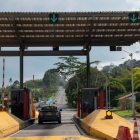 Fotografía de referencia de peaje en Colombia.