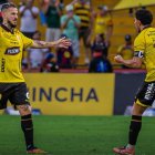 Darío Benedetto y Joao Rojas jugadores de Barcelona SC.