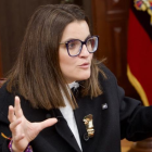 Pinto afirmó que el sistema nacional registra un 65% de insumos médicos disponibles.