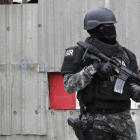 Fotografía de archivo de un policía en la provincia de Guayas