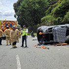 Un joven de 26 años perdió la vida en un siniestro de tránsito en la autopista Cuenca- Azogues.