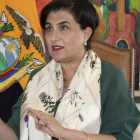 La canciller ecuatoriana Gabriela Sommerfeld negó las declaraciones del presidente colombiano Gustavo Petro.