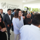 La asambleísta de ADN, Valentina Centeno, evitó pronunciarse sobre la intervención a GRANASA.