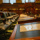 Interior de la Asamblea Nacional, donde se debaten las consecuencias legales para funcionarios públicos con deudas ante el SRI.