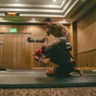 El ecuatoriano en una de las últimas prácticas en la sede del UFC México.