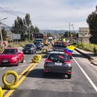 La manifestación salió a las 8:50  desde el cantón Bolivar hasta la gobernación del Carchi en Tulcan