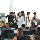 La asambleísta de ADN, Valentina Centeno, mocionó la aprobación del texto íntegro de la ley económcio urgente.