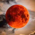 Foto de la Luna de Sangre.