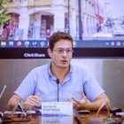 Fernando Cornejo durante una sesión del Comité de Operaciones de Emergencia (COE) cantonal de Guayaquil, el 11 de febrero del 2026.