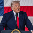 Donald Trump, presidente de Estados Unidos, en una intervención pública previa.