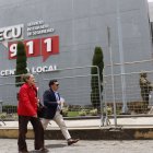 Los gremios del transporte acudiero a la reunión con el ministro de Producción, Luis Alberto Jaramillo.