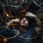 Referencia. Los detenidos habrían sustraído cerca de seis metros de cable, según el informe policial.