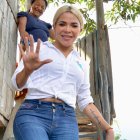 María Fernanda Rivadeneira llegó a la Alcaldía de Simón Bolívar en 2023 junto al movimiento Revolución Ciudadana.