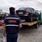 Uno de los vehículos pertenecería al Municipio del cantón Santiago de Píllaro.