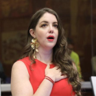 Palacios, formalizó una denuncia por violencia política de género contra la ministra de Desarrollo Humano, Zaida Rovira.