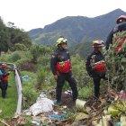 El cuerpo de Héctor Enríquez fue localizado en una hondonada de la vía Alóag – Santo Domingo, tras siete días de intensa búsqueda.