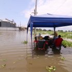 Lluvias en la provincia han inundado carreteras