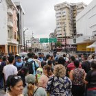El reclamo de comerciantes y residentes del centro comercial Multicomercio, y sus alrededores, se manifestó en el plantón de este 24 de febrero.