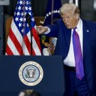 Gobierno. Trump anunció el pasado sábado que impondría un arancel global del 15 %. La expectativa es saber como lo sostendrá.