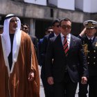 El presidente Daniel Noboa se reunió en Carondelet con el Sheikh Khaled bin Mohamed bin Zayed Al Nahyan, Príncipe Heredero de Abu Dabi.