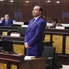 Juan Andrés González, coordinador de bloque de la Revolución Ciudadana, afirma que enfrenta la persecución.