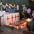 Conmemoración. Familiares y amigos realizaron un plantón el 8 de diciembre de 2025, tras cumplirse un año de la desaparición y asesinato de cuatro niños del sector de Las Malvinas, en Guayaquil.