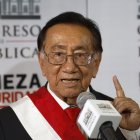 El nuevo mandatario interino de Perú, José María Balcázar.