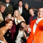 Parte del elenco principal de Euphoria, durante la premier de la segunda temporada en 2022.